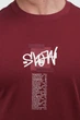 Футболка с принтом Trend Collection 1111 бордовый (RED) 2XL - изображение 5