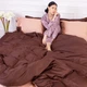 Комплект постельного белья MirSon Сатин Premium Cappuccino 0165+0211 175х210 (2200000688453) - изображение 3