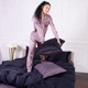 Комплект постельного белья MirSon Сатин Premium Black Diamond 0240+0055 143х210 (2200000688378) - изображение 5