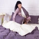 Комплект постельного белья MirSon Сатин Premium Dulness 0001+0240 110х140 (2200000689320) - изображение 3