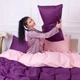 Комплект постельного белья MirSon Сатин Premium Iris 0199+3220 175х210 (2200000688521) - изображение 5