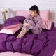 Комплект постельного белья MirSon Сатин Premium Iris 0199+3220 175х210 (2200000688521) - изображение 8