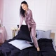 Комплект постільної білизни MirSon Сатин Premium Greyness 0251+0055 143х210 (2200000689245) - зображення 8