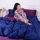 Комплект постельного белья MirSon Сатин Premium Orchid 3220+4052 2х160х220 см (2200001722354) - изображение 2