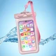 Водонепроникний чохол Waterproof Color Double lock Light Pink (39136) - зображення 1