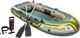 Надувний човен тримісний Intex 68380 Seahawk 3 Boat Set, 295х137х43 см, 3-х камерний (весла, ручний насос) (Intex_68380) - зображення 1