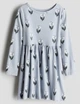 Плаття з довгим рукавом для дівчаток H&M104 блакитне - изображение 1