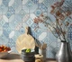 Флизелиновые обои винил горячего тиснения Erismann Nature Soul 12118-08 Голубой (1,06х10,05м) - изображение 4