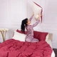 Комплект постельного белья Сатин Premium 0847 + 0840 Ruby 1-спальный (2200002031257) - изображение 7