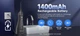 Портативний іригатор MORNWELL F18-BK 200 мл Чорний 8 насадок - зображення 7