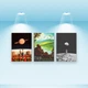 Набор постеров Your oasis in Space (PS-091) 3 шт в наборе - изображение 5