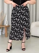 Юбка миди летняя женская Merlini Лакко 400001483 L-XL Черная - изображение 6
