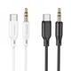 Кабель Aux to USB-C (1m) — Borofone BL18 — Black - изображение 4