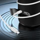 Кабель Aux to USB-C (1m) — Borofone BL18 — Black - изображение 5