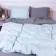 Комплект постільної білизни MirSon Satin Stripe 30-0013 + 30-0010 Windly 220х240 King Size (2200005259689) - зображення 1