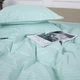 Комплект постельного белья MirSon Satin&nbsp;Stripe 30-0013&nbsp;Azure 175х210 Двуспальный (2200005252390) - изображение 3