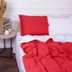 Комплект постільної білизни MirSon Satin Stripe 30-0018 + 30-0001 Feinarina 160х220 Сімейний (2200005263723) - зображення 4