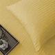 Комплект постельного белья MirSon Полуторный Евро 160х220 Royal Soft Stripe 30-0003 Intense Yellow Сатин (2200008072728) - изображение 3