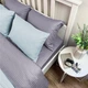 Комплект постельного белья MirSon евро 200x220 см Royal Soft Stripe 30-0013 + 30-0010 Windly сатин (2200008075712) - изображение 1