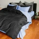 Комплект постельного белья MirSon Двуспальный 175х210 см Royal Soft 0848 + 0842 John Сатин (2200008071981) - изображение 1