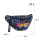 Сумка-бананка дитяча Kite Kids Hot Wheels 27x15x6.5 см Чорна (HW25-2577) - зображення 2