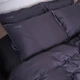 Комплект постельного белья MirSon двуспальный 175x210 см 0240 Iron grey Freedom сатин Elit (2200008706722) - изображение 5