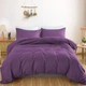 Комплект постельного белья MirSon двуспальный 175x210 см Light Pro 10-012 Violet Satin (2200010174410) - изображение 1