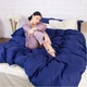 Комплект постельного белья MirSon Сатин Premium Morning sea 0001+4052 200х220 (2200000688682) - изображение 2