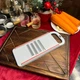 Терка пластмассовая для корейской морковки и для нарезки соломкой овощей 26.5х10 см - изображение 2