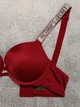Комплект білизни (бюстгальтер + трусики-бразиліана) жіночий Victoria's Secret 80C бордовий (8030) - зображення 4