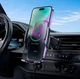 Держатель для телефона в воздуховод с беспроводной зарядкой HOCO CA202 Plus 15W - изображение 8