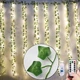 Гирлянда-штора с листьями плюща SunLamp 3×2 м, 200 LED, USB, с пультом - изображение 3