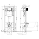 Инсталляция для унитаза Cersanit Aqua 50 PNEU QF K97-521 - изображение 2
