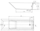 Ванна акриловая Cersanit Crea 180x80 - изображение 2