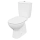 Унитаз-компакт 685 Cersanit Arteco CleanOn 021 вертикальный слив, 3/5 нижний подвод + сиденье duraplast Soft Close K667-076 - изображение 1