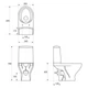 Унитаз-компакт 652 Cersanit Moduo CO 011 3/5 с сиденьем Duraplast Soft Close K116-004 - изображение 2