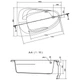 Ванна акриловая Cersanit Joanna New 140x90 L - изображение 3