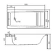 Ванна акриловая Cersanit Virgo 150x75 S301-048 + ножки - изображение 7