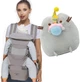 Хипсит, Эрго-рюкзак, переноска Baby Carrier 6 в 1 Серий и Пушин кэт с кексом со свечкой 21х25см(n-9724) - изображение 2