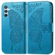 Чохол UniCase Butterfly Pattern для Samsung Galaxy A36 (A366) / A56 (A566) - Blue - зображення 1