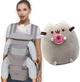 Хипсит, Эрго-рюкзак, кенгуру переноска Baby Carrier 6 в 1 Серий и Пушин кэт Pusheen cat с пончиком (vol-9710) - изображение 1