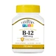 Витамин В12+ кальций, Vitamin B-12, 21st Century 1000 мкг, 110 таблеток - изображение 1