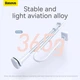 Подставка для телефонов пантограф на струбцине Baseus Unlimited adjustment lazy (4-6,5"). Silver - изображение 6