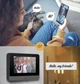 Видео домофон глазок USafe R9 Wi-Fi ip с датчиком движения, 4,3 дюйма Tuya - изображение 9
