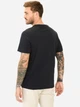 Футболка хлопковая длинная мужская Camel Active T-Shirt 1/2 Arm 409700-5T06-48 S Темно-синяя с принтом (4064478972777) - изображение 2