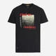 Футболка хлопковая длинная мужская Camel Active T-Shirt 1/2 409700-5T17-48 M Темно-синяя с принтом (4064478973804) - изображение 5