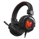 Ігрові дротові навушники Onikuma K3 з мікрофоном та LED RGB підсвічуванням геймерська гарнітура Black/Red - зображення 1