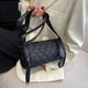 Стеганая женская сумка кросс-боди RomiasBag, черная - изображение 3