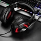 Ігрові дротові навушники Onikuma K1 Pro з мікрофоном та LED RGB підсвічуванням геймерська гарнітура Black/Red - зображення 9