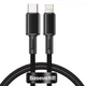 Кабель Baseus High Density Braided Type-C to Lightning PD 20W 1m Black - изображение 1